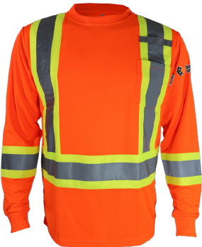 BETON PROVINCIAL - STX4LS T-shirt Hi-viz 4po manche longue - DTF. DTF-188 (MG)