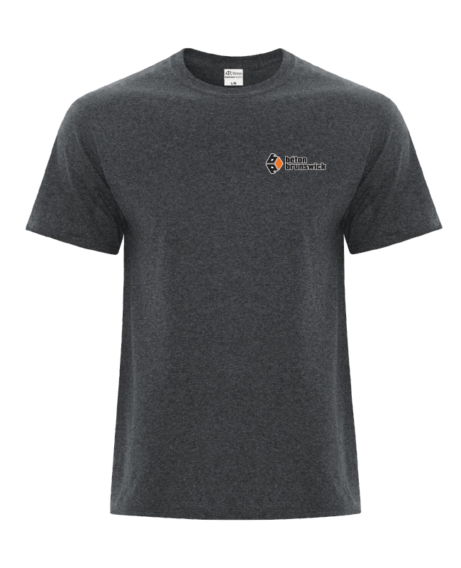 Béton Brunswick - ATC5050 t-shirt manches courtes unisexe (GRIS CHINÉ FONCÉ) - SE. S13962 (AVG)