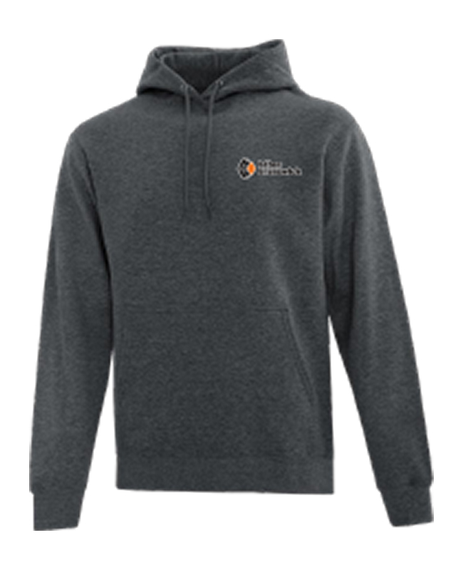 Béton Brunswick - ATCF2500 unisex hooded sweatshirt (DARK HEATHER GRAY) - SE. S13962 (AVG)