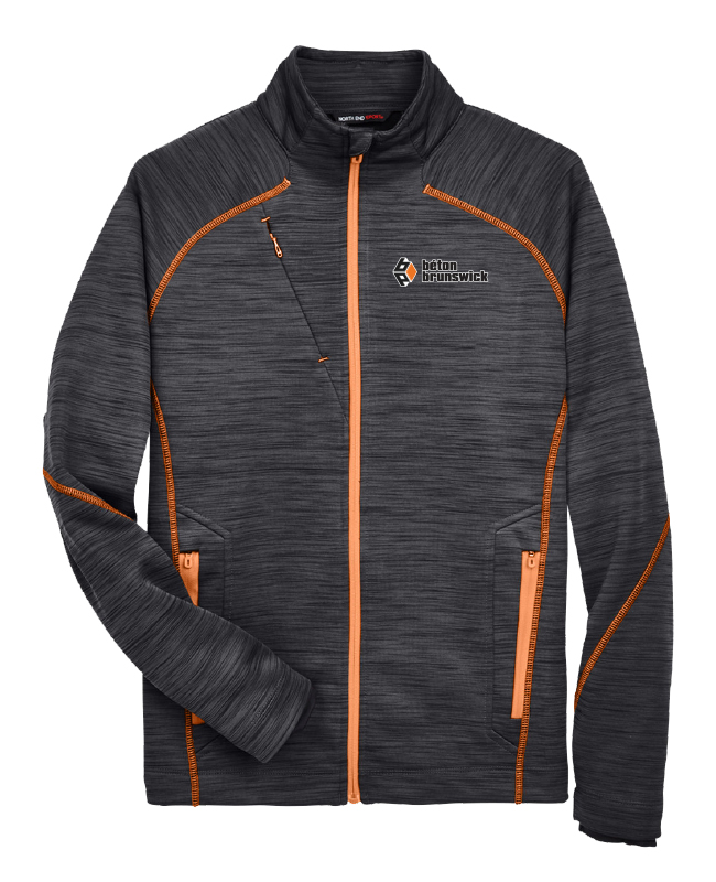 Béton Brunswick - 88697 softshell jacket man (CARBON/ORANGE) - BR. 12896 (AVG)