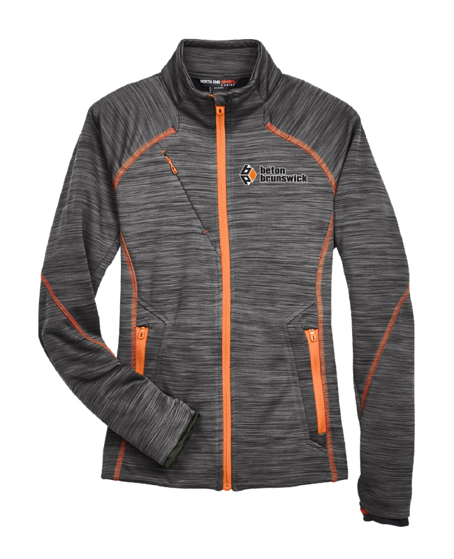 Béton Brunswick - 78697 veste softshell femme (CARBON/ORANGE) - BR. 12896 (AVG)