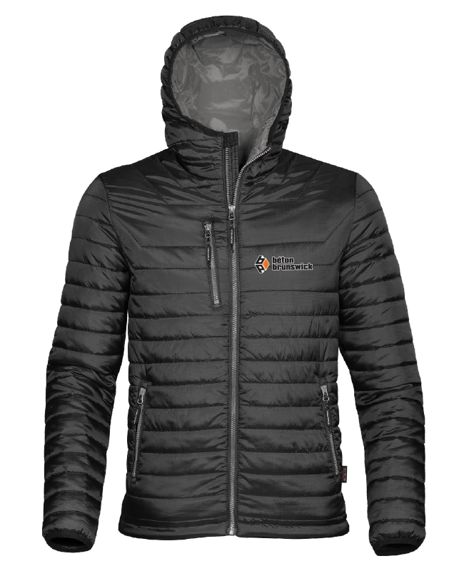 Béton Brunswick - AFP-1 quilted coat man (BLACK/CHARCOAL) - BR. 12896 (AVG)