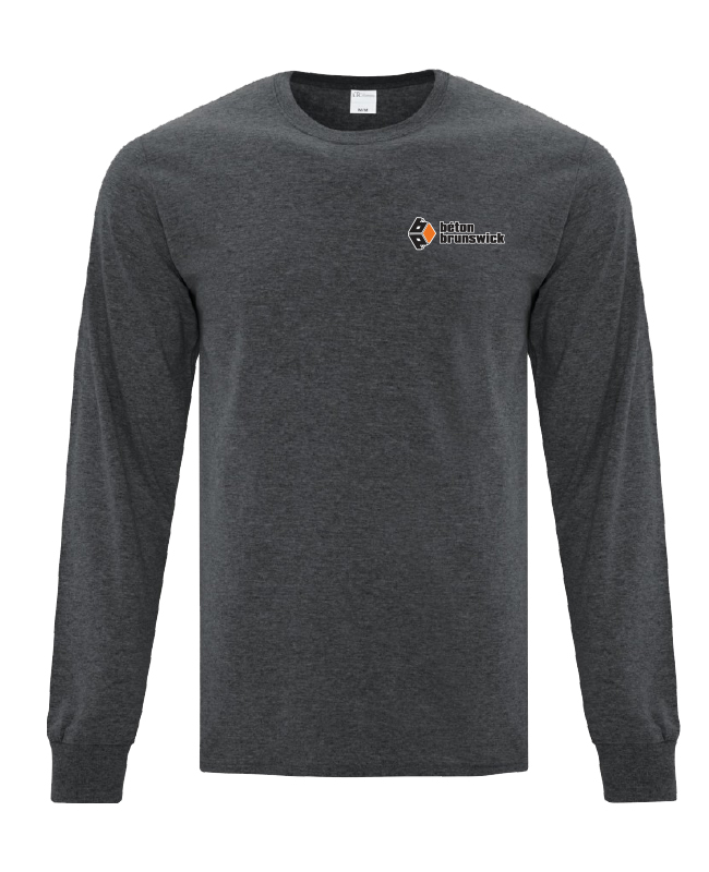 Béton Brunswick - ATC1015 unisex long sleeve sweater (DARK HEATHER GRAY) - SE. S13962 (AVG)