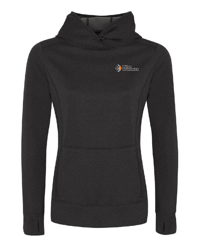 Béton Brunswick - L2005 women's hooded fleece (HEATHER CHARCOAL) - SE. S13962 (AVG)